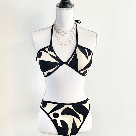 NWT Women’s Jets Australia Halter Bikini Swimsuit Set - Picture 3 of 14